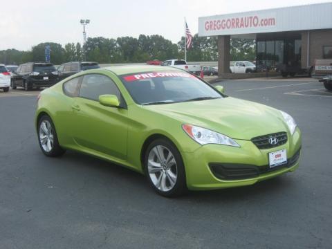 Lime Rock Green Hyundai Genesis Coupe 2.0T.  Click to enlarge.