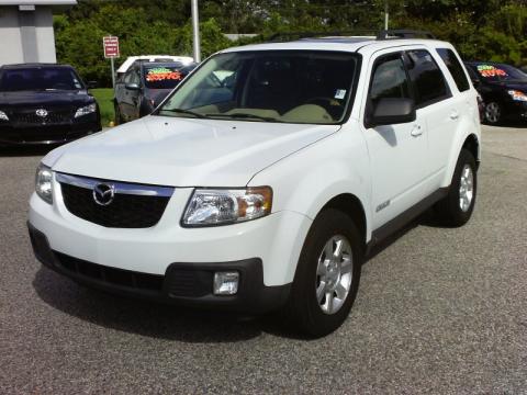 Classic White Mazda Tribute s Grand Touring.  Click to enlarge.