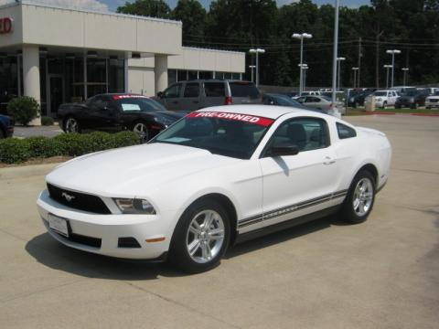 Performance White Ford Mustang V6 Coupe. Click to enlarge. Performance White Ford Mustang V6 Coupe. Click to enlarge.