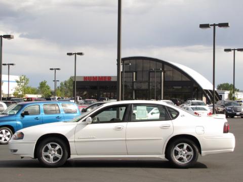 White Chevrolet Impala LS.  Click to enlarge.