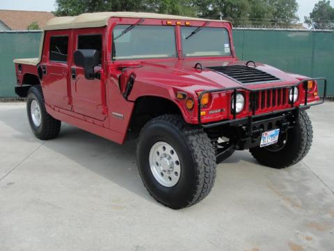 Candy Apple Hummer H1 Soft Top.  Click to enlarge.