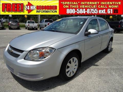 Silver Ice Metallic Chevrolet Cobalt LT Sedan.  Click to enlarge.