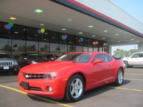 Victory Red Chevrolet Camaro LT Coupe.  Click to enlarge.