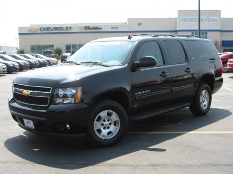 Black Chevrolet Suburban LT 4x4.  Click to enlarge.