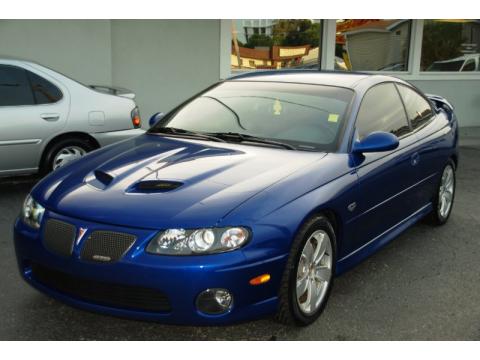 Impulse Blue Metallic Pontiac GTO Coupe.  Click to enlarge.