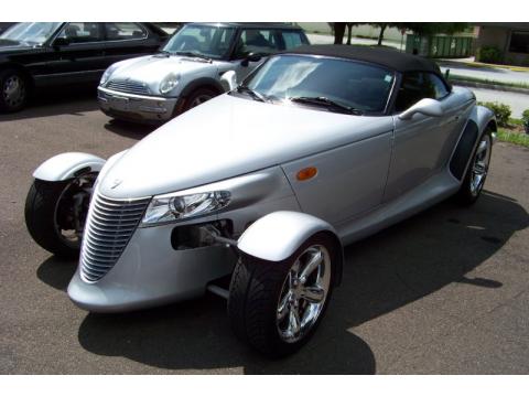 Prowler Silver Metallic Plymouth Prowler Roadster.  Click to enlarge.