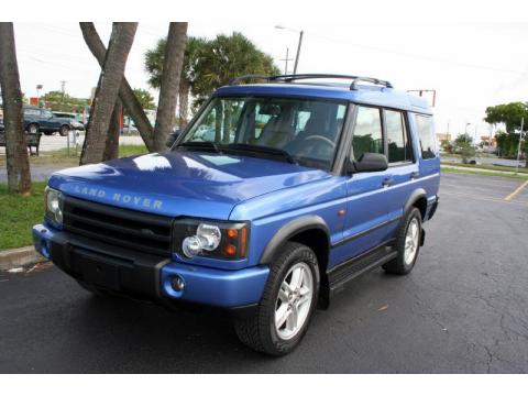 Monte Carlo Blue Land Rover Discovery SE7.  Click to enlarge.