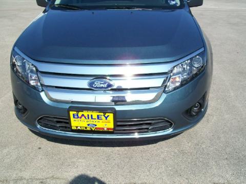 Steel Blue Metallic Ford Fusion SE.  Click to enlarge.