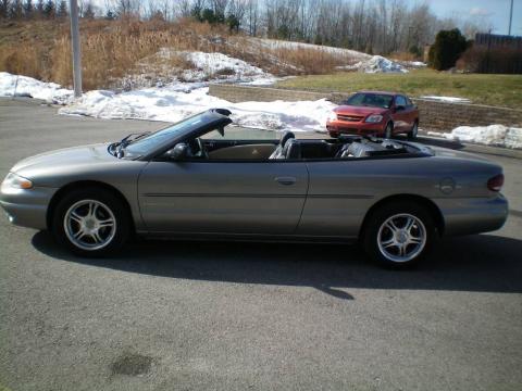Bright Platinum Metallic Chrysler Sebring JXi Convertible.  Click to enlarge.
