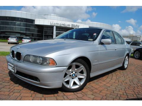 Titanium Silver Metallic BMW 5 Series 525i Sedan.  Click to enlarge.