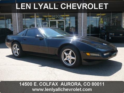 Black Chevrolet Corvette Coupe.  Click to enlarge.