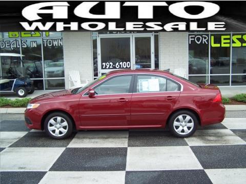 Ruby Red Kia Optima LX.  Click to enlarge.
