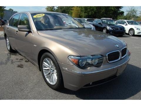 Kalahari Beige Metallic BMW 7 Series 745Li Sedan.  Click to enlarge.