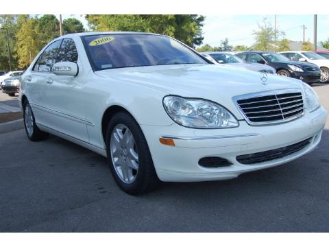 Alabaster White Mercedes-Benz S 350 Sedan.  Click to enlarge.