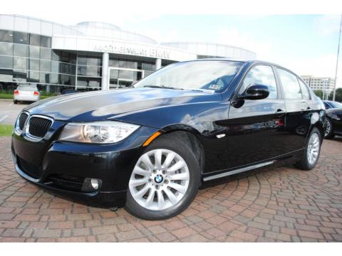 Jet Black BMW 3 Series 328i Sedan.  Click to enlarge.