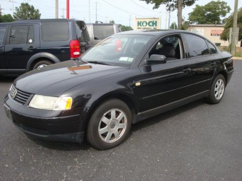 Black Magic Pearl Volkswagen Passat GLS Sedan.  Click to enlarge.