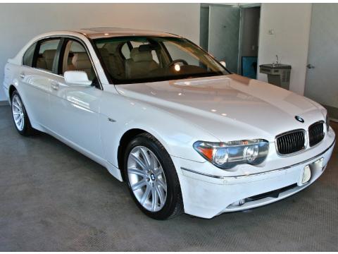 Alpine White BMW 7 Series 745Li Sedan.  Click to enlarge.
