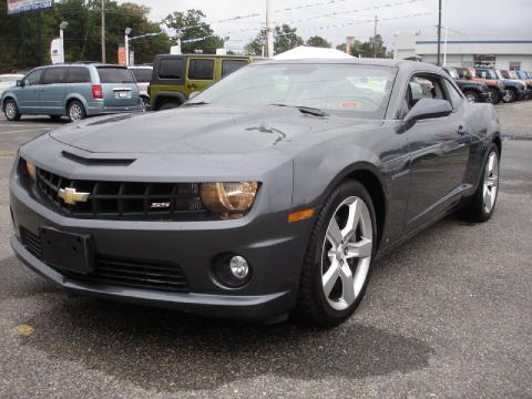 Cyber Gray Metallic Chevrolet Camaro SS Coupe.  Click to enlarge.
