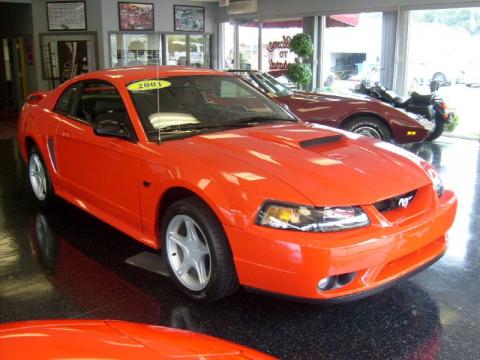 Performance Red Ford Mustang GT Coupe.  Click to enlarge.