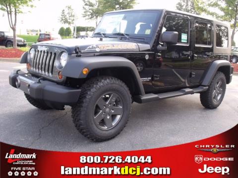 Black Jeep Wrangler Unlimited Mountain Edition 4x4.  Click to enlarge.