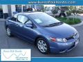 2007 Honda Civic LX Coupe Atomic Blue Metallic