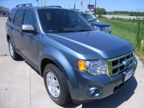 Steel Blue Metallic Ford Escape XLT V6 4WD.  Click to enlarge.