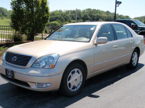 Mystic Gold Metallic Lexus LS 430.  Click to enlarge.