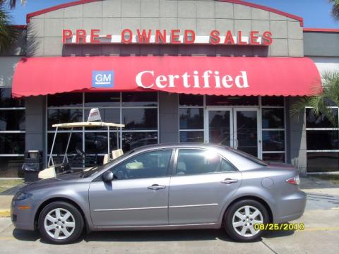 Tungsten Gray Metallic Mazda MAZDA6 i Sedan.  Click to enlarge.