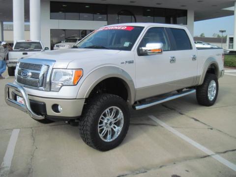 Oxford White Ford F150 Lariat SuperCrew 4x4.  Click to enlarge.