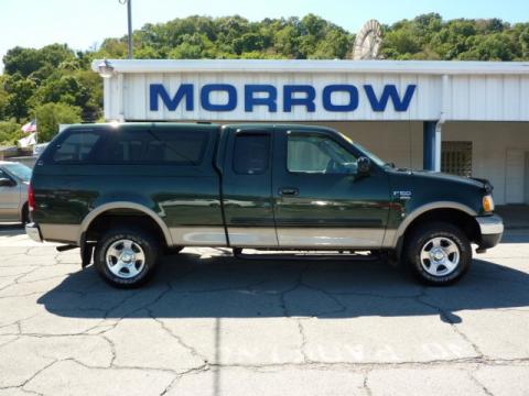 Dark Highland Green Metallic Ford F150 XLT SuperCab 4x4.  Click to enlarge.