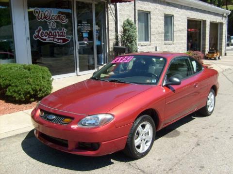 Toreador Red Metallic Ford Escort ZX2 Coupe.  Click to enlarge.