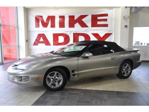 Pewter Metallic Pontiac Firebird Convertible.  Click to enlarge.