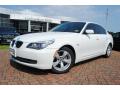 2008 BMW 5 Series 528i Sedan Alpine White