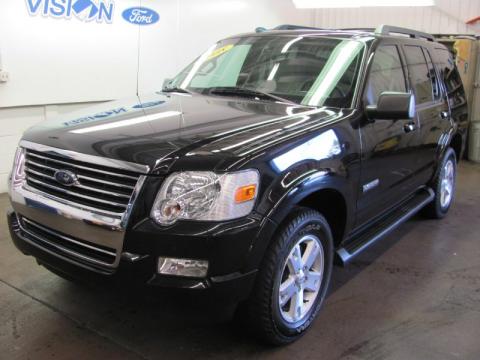 Black Ford Explorer XLT 4x4.  Click to enlarge.