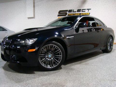 Jet Black BMW M3 Convertible.  Click to enlarge.