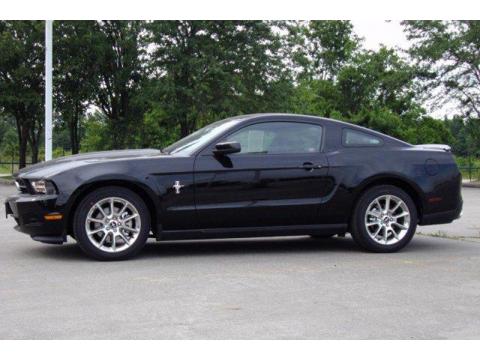 Ebony Black Ford Mustang V6 Premium Coupe.  Click to enlarge.