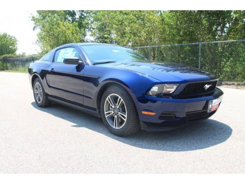 Kona Blue Metallic Ford Mustang V6 Premium Coupe.  Click to enlarge.