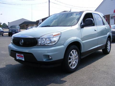 Blue Frost Metallic Buick Rendezvous CX.  Click to enlarge.