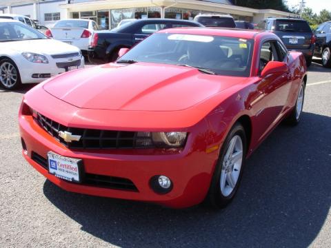 Victory Red Chevrolet Camaro LT Coupe.  Click to enlarge.