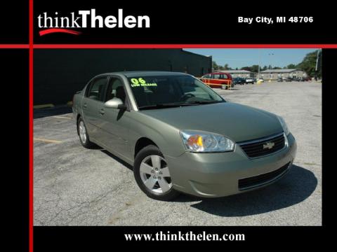 Silver Green Metallic Chevrolet Malibu LT Sedan.  Click to enlarge.