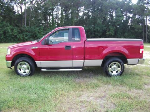 Redfire Metallic Ford F150 XLT Regular Cab.  Click to enlarge.