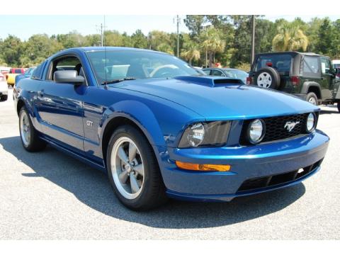 Vista Blue Metallic Ford Mustang GT Deluxe Coupe.  Click to enlarge.