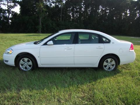 White Chevrolet Impala LT.  Click to enlarge.