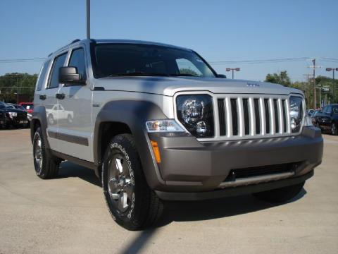 Bright Silver Metallic 2011 Jeep Liberty Renegade 4x4 with Dark Slate Gray 