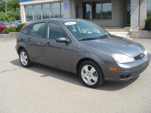 Liquid Grey Metallic Ford Focus ZX5 SES Hatchback.  Click to enlarge.