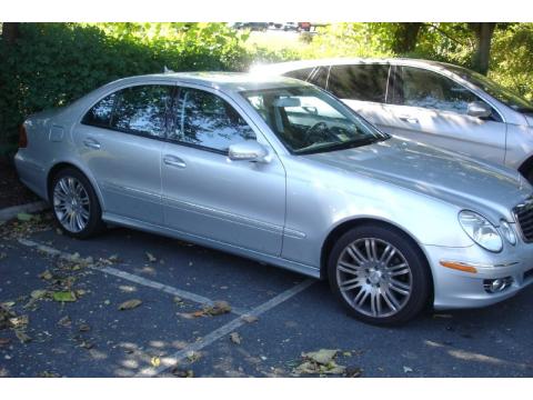 Iridium Silver Metallic Mercedes-Benz E 350 4Matic Sedan.  Click to enlarge.