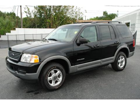 Black Clearcoat Ford Explorer XLT.  Click to enlarge.