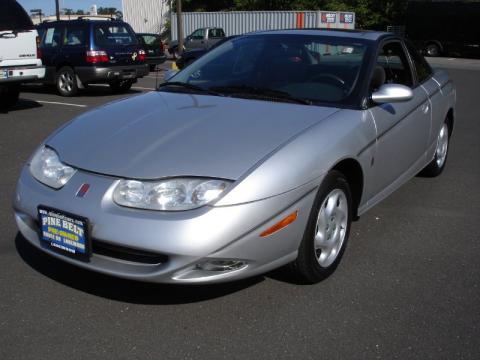 Silver Saturn S Series SC2 Coupe.  Click to enlarge.