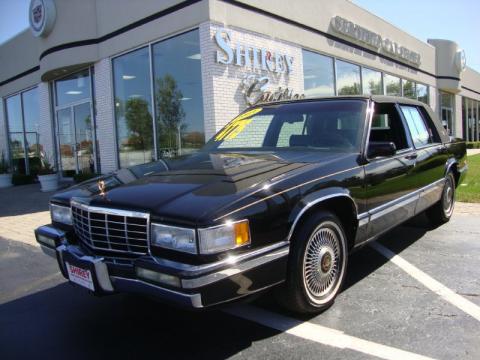 Sable Black Cadillac DeVille Sedan.  Click to enlarge.