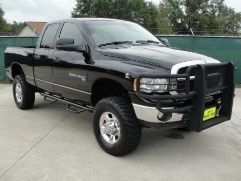 Black Dodge Ram 2500 SLT Quad Cab 4x4.  Click to enlarge.